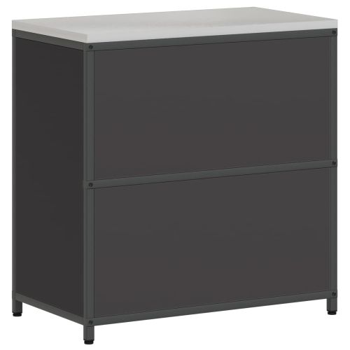 Съхранение в кухнята с рафт Черно 90 x 50 x 92 см Стомана