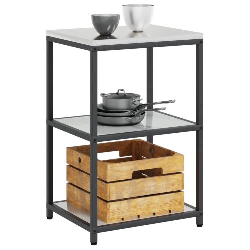 Съхранение в кухнята HATTEM Сребристо 60 x 50 x 92 см Стомана