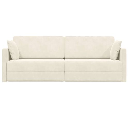 Диван-легло за под 200cm Крем Кадифе