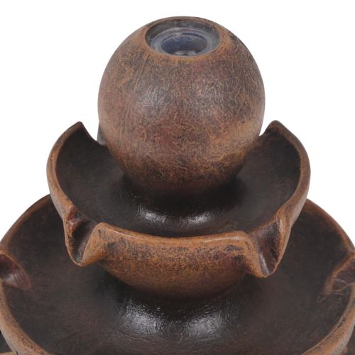 Вътрешен фонтан с помпа, полирезин