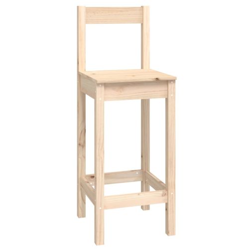 Бар комплект от 9 части, масивна борова дървесина