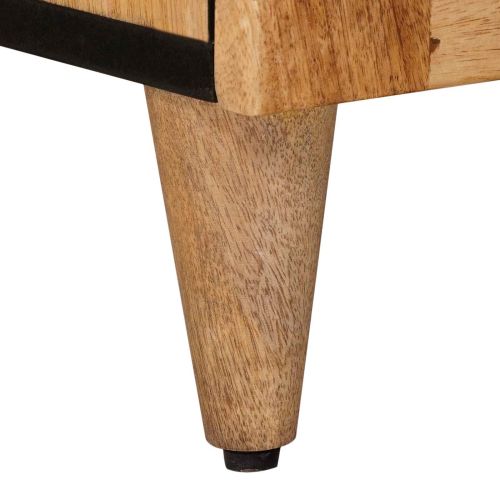 Служебен шкаф Естествен 60 x 33,5 x 75 см Солидно мангово дърво