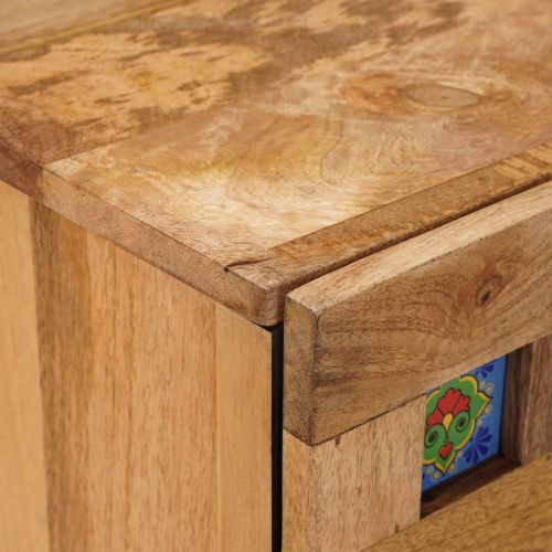 Нощен шкаф Естествен 50 x 33 x 60 см Солидно мангово дърво