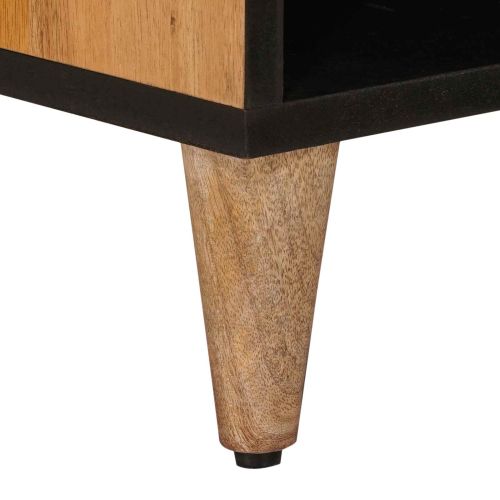 ТВ шкаф Естествен 80 x 31,5 x 46 см Солидно мангово дърво