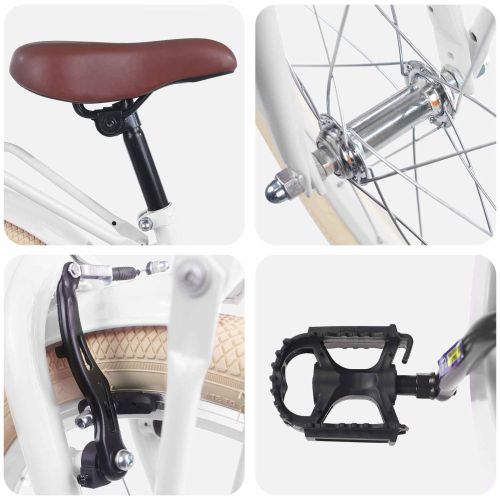 Детски Велосипед 18 инча за 5-7 години Бяло