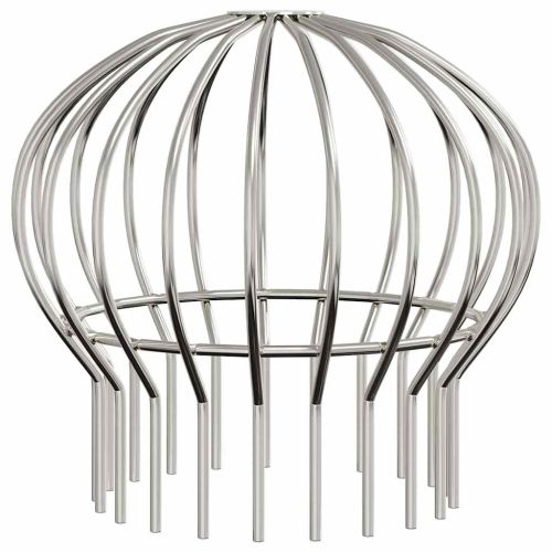 Защита за листа на улука 8 pcs Сребрист 160 mm