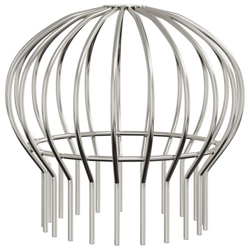 Защита за листа на улука 8 pcs Сребрист 200 mm