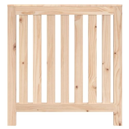 Параван за радиатор 79,5x19x84 см борово дърво масив