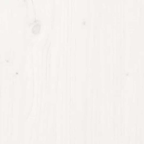 Параван за радиатор бял 108,5x19x84 см борово дърво масив