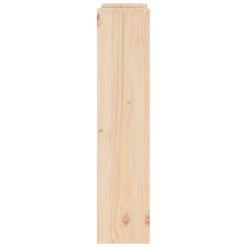 Параван за радиатор, 210x21x85 см, борово дърво масив