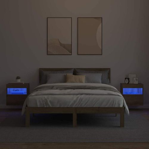 Кабинети за телевизор на стената 2 pcs Дъб 40 x 30 x 40 см