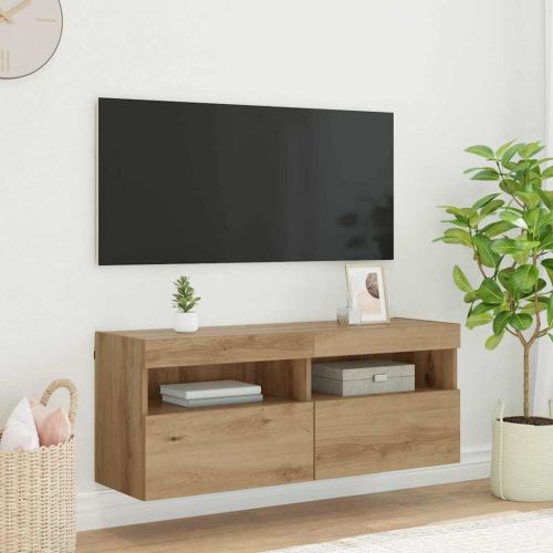 TV стенен шкаф Дъб 100 x 30 x 40 см Инженерно дърво