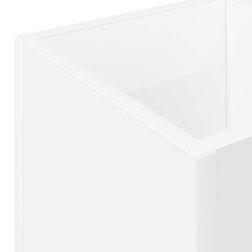 Стойка за чадър Бяло 25 x 24,5 x 64 см Инженерно дърво