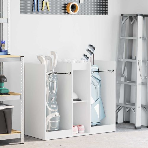 Голф шкаф Едноцветен Бяло 102 x 45 x 85,5 см