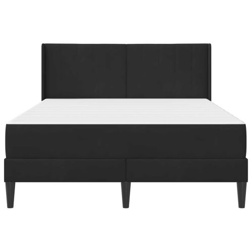 Рамка за легло с матрак с таблото Черно 120 x 190 cm Кадифе