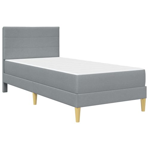 Рамка за легло Светлосиво 80 x 200 cm Полиестер