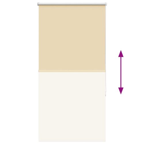 Ролкова щора Blackout Бежова 85x175 cm Ширина на плата 80,7 cm