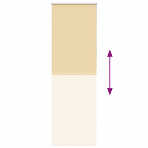 Ролкова щора Blackout Бежова 85x230 cm Ширина на плата 80,7 cm