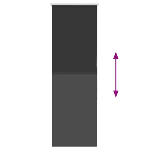 Ролетна щора Blackout Black 55x130 cm Ширина на плата 50,7 cm
