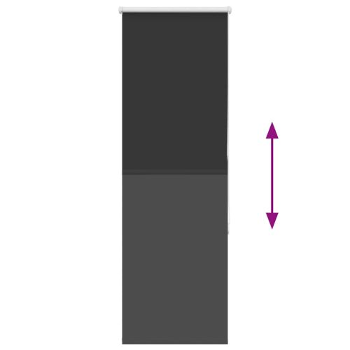 Ролетна щора Blackout черна 60x150 см ширина на тъканта 55,7 см
