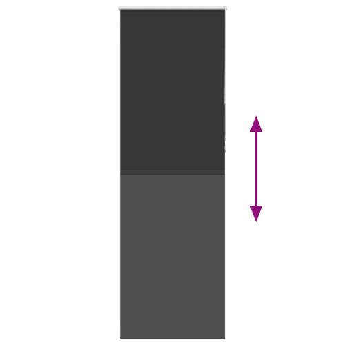 Ролетна щора Blackout Black 85x210 cm Ширина на плата 80,7 cm