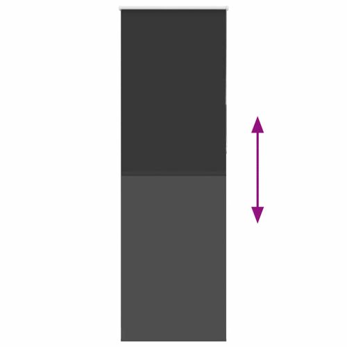 Ролетна щора Blackout Black 85x230 cm Ширина на плата 80,7 cm