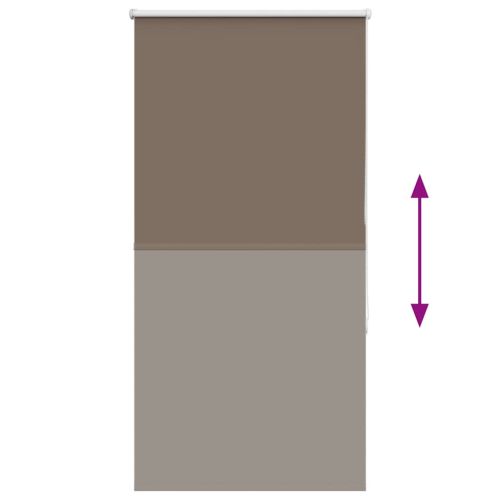 Ролкова щора Blackout Кафе 75x130 см Ширина на плата 70,7 см