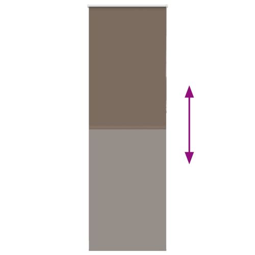 Ролкова щора Blackout Кафе 80x210 см Ширина на плата 75,7 см