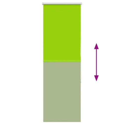 Ролетна щора Blackout Зелени листа 60x150 см ширина на тъканта