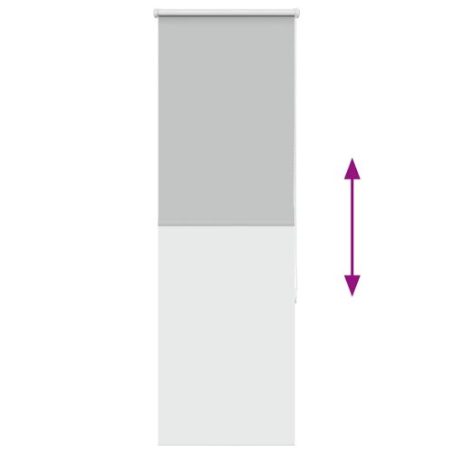 Ролкова щора Blackout Светло сиво 40x150 cm Ширина на плата