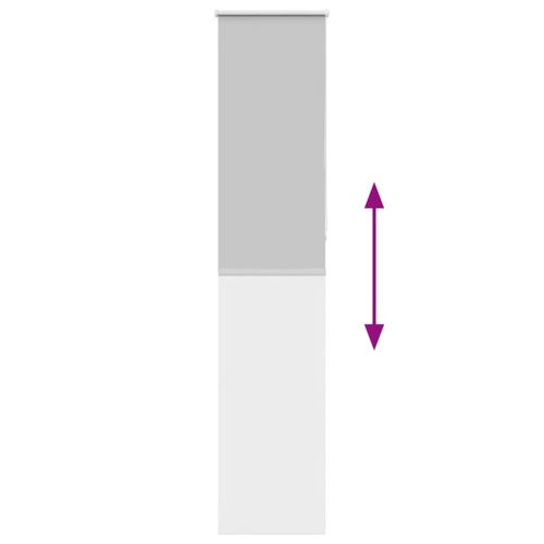 Ролетна щора Blackout Светло сиво 45x210 см Ширина на плата