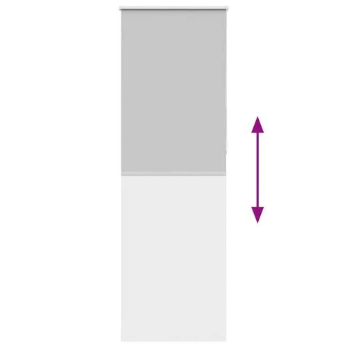 Ролкова щора Blackout Светло сиво 70x210 cm Ширина на плата