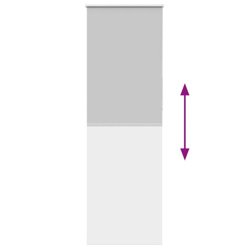 Ролкова щора Blackout Светло сиво 80x230 cm Ширина на плата