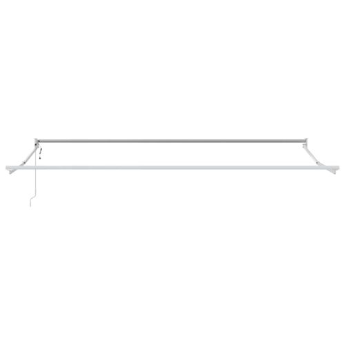 Сгъваем навес Жълт и оранжев 400 × 300 cm Полиестер и алуминий