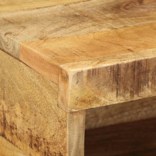 Стенен шкаф за телевизор Масивна груба дървесина Манго