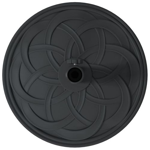 Основа за чадър Арт Деко Черно Ø 45 х 39,5 см Желязо