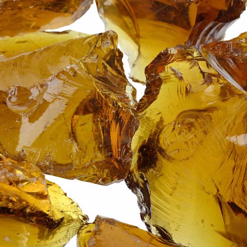 Градински камъни Кафяво 12 cm Стъкло