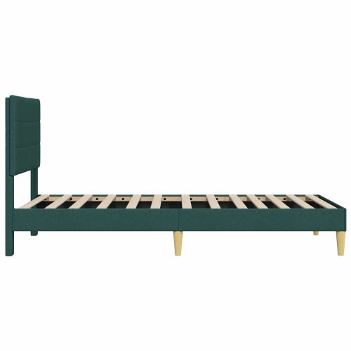 Рамка за легло с таблото Тъмнозелено 80 x 200 cm Текстил