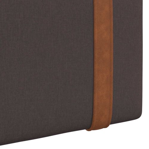 Висяща табла Едноцветен Тъмен кафяв 90 x 55 x 5 см Антично PU