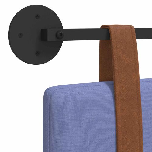 Висяща табла Едноцветен Дънково син 90 x 55 x 5 см Антично PU