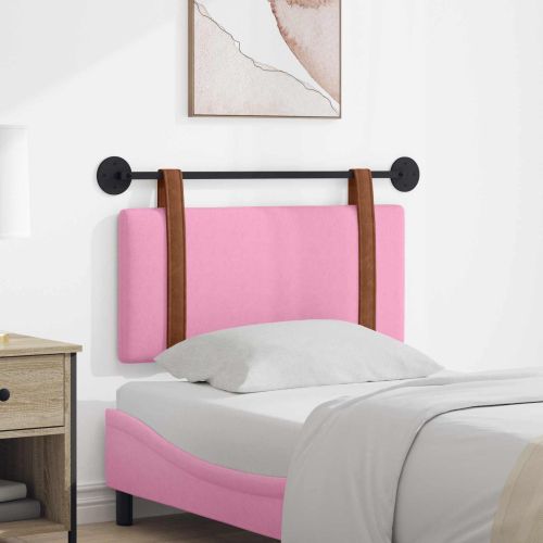 Висяща табла Едноцветен Розово 100 x 55 x 5 см Антично PU