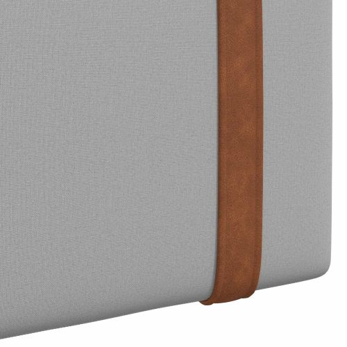 Висяща табла Едноцветен Облачно сиво 110 x 55 x 5 см Антично PU