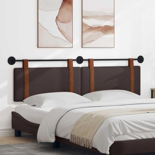 Висяща табла Едноцветен Тъмен кафяв 190 x 55 x 5 см Антично PU