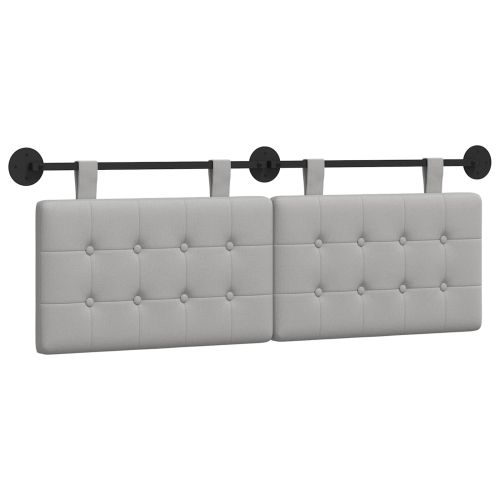 Висяща табла Облачно сиво 130 x 55 x 5 см текстил