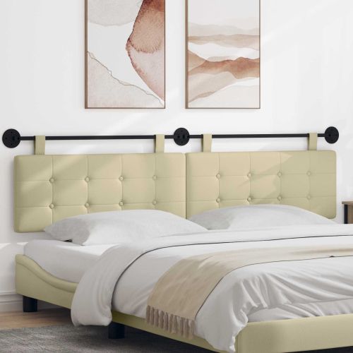 Висяща табла Монтиране на стена Крем 210 x 55 x 5 см Изкуствена