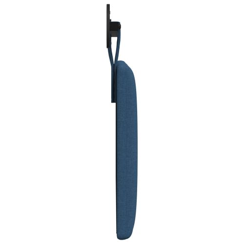 Висяща табла Монтиране на стена Синьо 90 x 55 x 5 см текстил