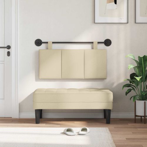 Табла за легло висяща Крем Текстил