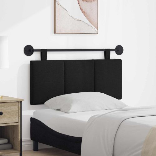 Висяща табла Монтиране на стена Черен 110 x 55 x 5 см текстил