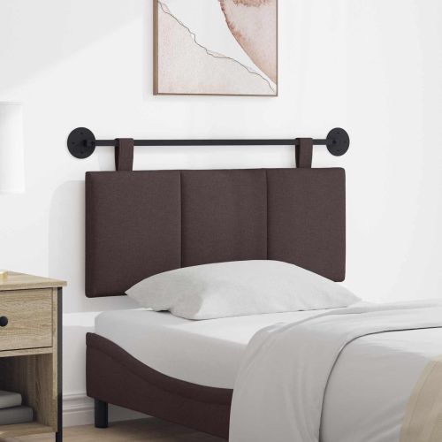 Висяща табла На райета Тъмен кафяв 110 x 55 x 5 см текстил