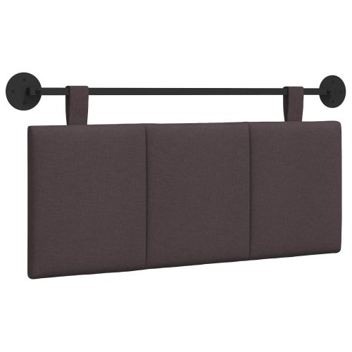 Висяща табла На райета Тъмен кафяв 110 x 55 x 5 см текстил